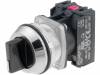 NEF30-TPCXY Переключатель: поворотный; 3; NC + NO; 30мм; черный; IP56; -15?30°C