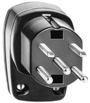 8815.TH.L.61, Mains plug Suisse T15 white Switzerland, Type 15, Feller CH