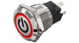 82-5151.1113.B002 Illuminated Pushbutton 1CO, IP65/IP67, LED, Red, Momentary Function