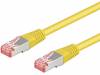 S/FTP6A-CU-100YL Patch cord; S/FTP; 6a; многопров; Cu; LSZH; желтый; 10м