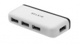 F4U021BT USB Hub, USB 2.0, 4x USB A Socket - USB A Plug