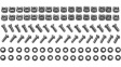 AR8100. Screw and nut set