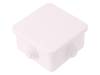 0242-00, Корпус: соединительная коробка; Х:90мм; Y:90мм; Z:50мм; накладной, ELEKTRO-PLAST NASIELSK