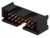 5103308-3 Гнездо; IDC; "папа"; PIN:16; прямой; THT; позолота; 2,54мм