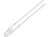 OSK7DL3131A LED; 3мм; фиолетовый; 2180-3000мкд; 30°; Поверхность: выпуклая