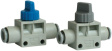 VHK2-08F-08F Manual shutoff valve 2/2 diam. 8 mm