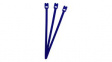 ETK-7-200-0426 [100 шт] Hook and Loop Cable Tie, Fabric, 200 x 7mm, Blue, Pack of 100 pieces