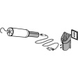 DL 026 HOLDER Lamp holder with cable (2 m) N/A