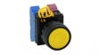 YW1B-M1Y Pushbutton Switch Actuator, Plastic, Yellow, Momentary Function