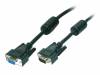CV0022 Кабель; вилка D-Sub 15pin HD, гнездо D-Sub 15pin HD; черный; 20м