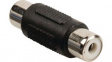 CAGB24950BK Mono Audio Adapter RCA Socket - RCA Socket