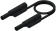 MLS SIL WS 100/1 black Test lead diam. 4 mm Black 100 cm 1 mm2 CAT II