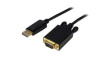 DP2VGAMM10B Video Cable, DisplayPort Plug - VGA Plug, 1920 x 1200, 3m