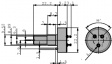 357B0502MXB251S22 Rotary Potentiometer, 5 kOhm, Soldering Connection