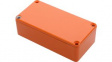 1590G2OR Diecast Stomp Box, Aluminium, Orange, 50 x 100 x 31 mm