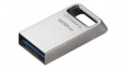 DTMC3G2/128GB USB Stick, DataTraveler Micro, 128GB, USB 3.1, Silver