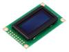 DEP 08201-W, Дисплей: OLED; 8x2; Размер окна:38x16мм; Разм:58x32x10мм; белый, Display Elektronik