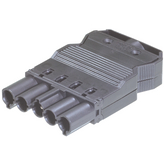 GST18I5S S1 ZR1 SW, Plug straight Screw Connection, Wieland Electric