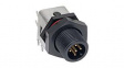1200700242 Micro-Change (M12) PCB Mounting Receptacle 5 Poles Male Straight