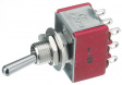 1A33-NF1STSE Miniature Toggle Switch, On-Off-On, Soldering Lugs
