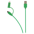 VLMP39400G1.00 Кабель «2 в 1» (USB-Micro B-Lightning) 1.0 m USB Typ A-Штекер USB Micro B Male + Lightning Adapter-Штекер