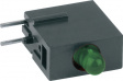 1808.8031 PCB LED 3 mm round Green standard