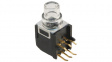 K5V2CL43T Keypad Switch 1 Switch SPDT Momentary Tactile 0.1A 32VDC 4N 6 PCB Hole CNT Solder Terminal THT 90°