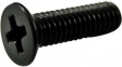 1591MS100BK Комплект винтов; для корпусов; HM-1591; черный; 100шт.