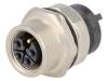 21033962531 Гнездо; M12; PIN:5; "мама"; код L-Power; на плату, на панель; THT