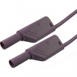 MLS WS 100/2.5 VIOLETT / VIOLE Safety test lead diam. 4 mm violet 100 cm CAT II