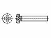 M5X10/BN381 Винт; M5x10; Головка: цилиндрическая; Шлиц: Phillips; сталь; цинк