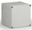 CPCF202018G Cubo C 200 x 200 x 187 мм, выбивные фланцы, серая крышка, PC, IP 66/67, вкл. рам