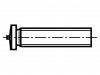 1107941 Винт; M5x8; DIN: 32501-1; нет; сталь; медь