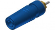 SAB 2630 S1,9 Au blue Laboratory socket diam. 4 mm Blue CAT II 43 mm