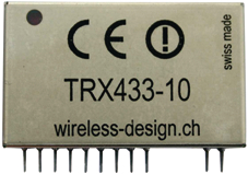 TRX433-10A, Модуль ISM 433 MHz, Schmidiger