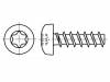 3137740 Винт; 4x12; Головка: сферическая; Torx; нержавеющая сталь А2