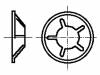 M1.5/BN833 Шайба стопорная; пружинная сталь; 1,5мм; BN:833