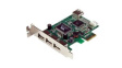 PEXUSB4DP PCI Express USB-A Card with SP4 Power, 4x USB 2.0, PCI-E x1