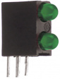 553-0122-200F PCB LED 3 mm round Green/Green standard