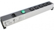 1581H5DP Multiple Socket Outlet Strip, With Switch, 5 x IEC 320-C13, Black