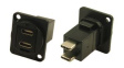 CP30212M3B USB Adapter in XLR Housing, VGA Socket - VGA Socket