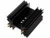 SK129-50STS Радиатор: штампованный; SOT32,TO220,TO3P; черный; L:50,8мм