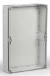 CPCF406013T Cubo C 400 x 600 x 132 мм, выбивные фланцы, прозрачная крышка, PC, IP 66/67