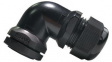 RND 465-00882 Bend Cable Gland, M32 x 1.5, Nylon, Black, IP68