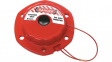 50940 Gate Valve Lockout;Red;Fiberglass Reinforced Polypropylene