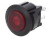 DS-664K-C-L-S-K-TR, Переключатель: кнопочный; Положения: 2; SPST-NO; 3A/125ВAC; 1кВ, Miyama Electric