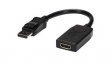 DP2HDMI Adapter with Latches, DisplayPort Plug / HDMI Socket