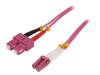 FP4LS05 Разъем: световодный; patchcord; LC, SC; на защелки; Кат: OM4; "папа"