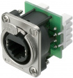 NE8FDV-YK Гнездо; RJ45; etherCON; PIN:8; Кат:5e; экранированный; позолота
