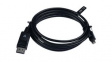 V7MDP2DP-03M-BLK-1E Video Cable, Mini DisplayPort Plug - DisplayPort Plug, 3840 x 2160, 2m